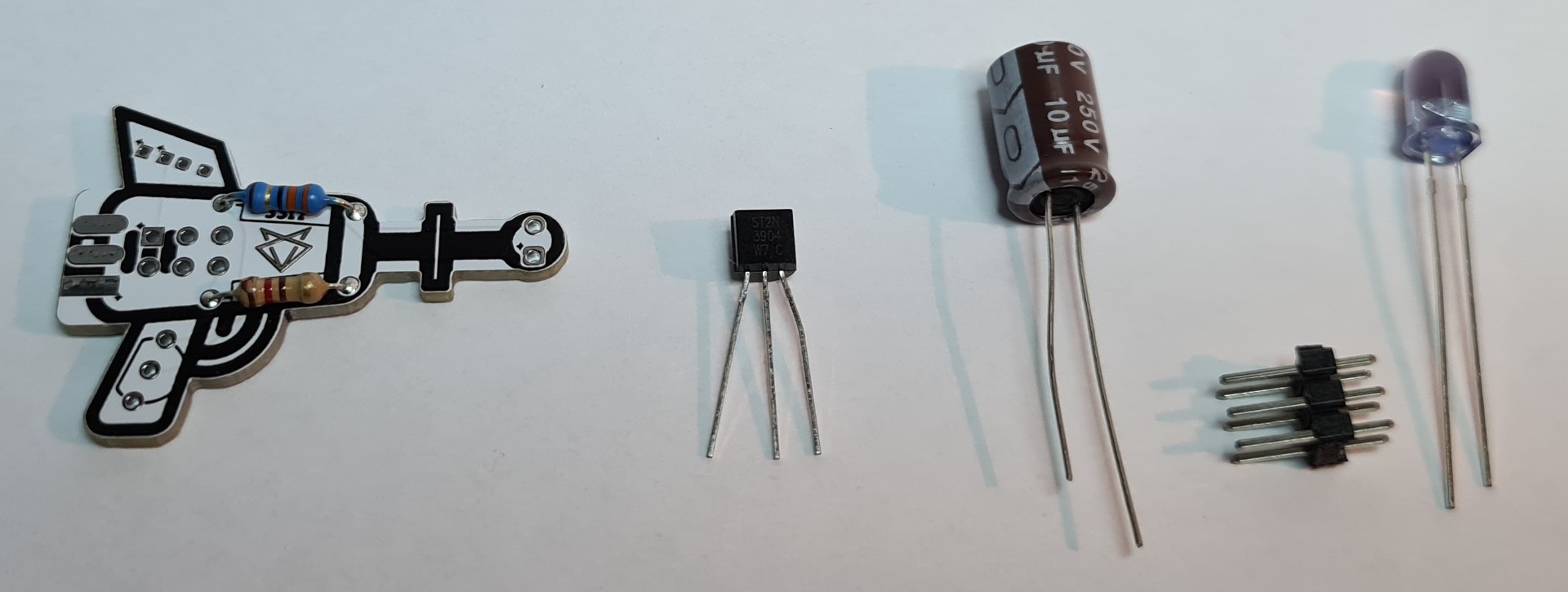 resistors soldered