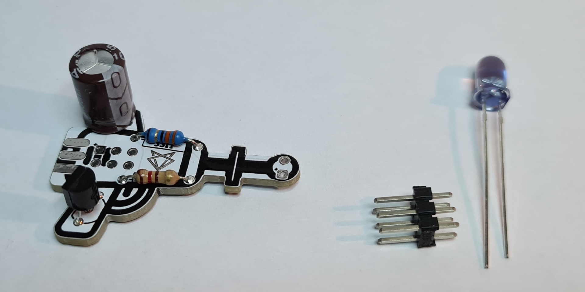 capacitor soldered