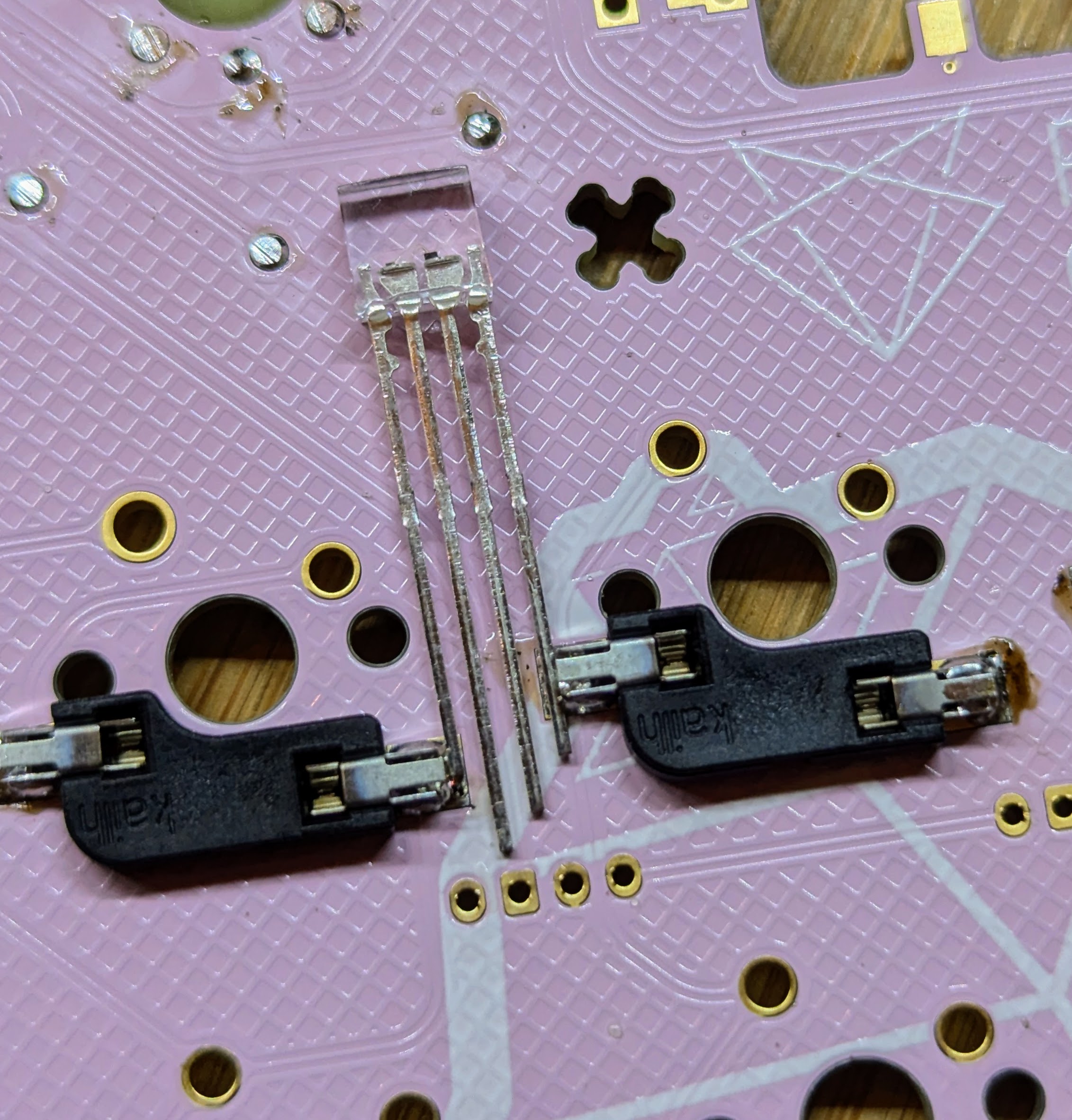 orientation of the WS2812 LEDs