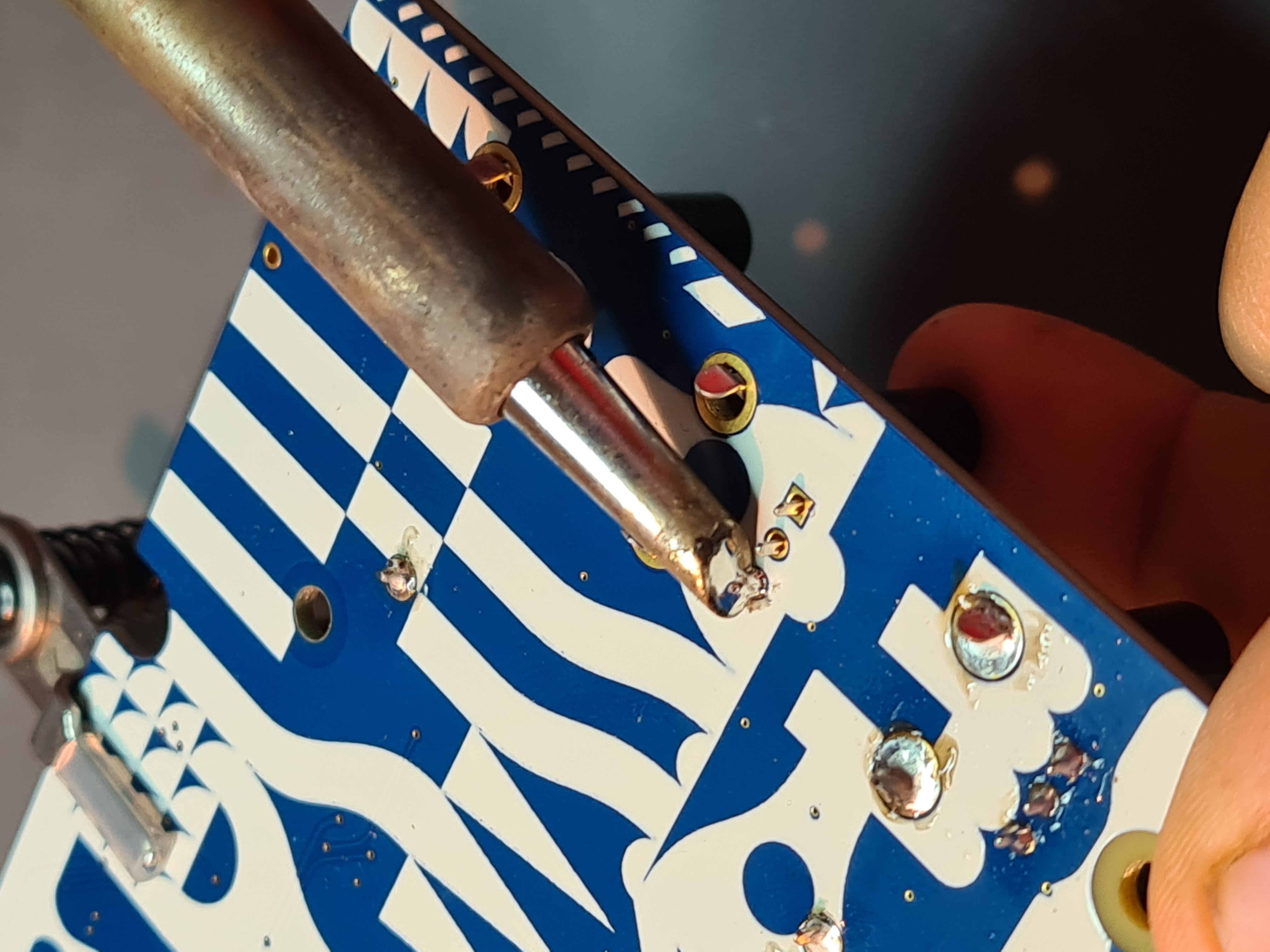 potentiometers solderen
