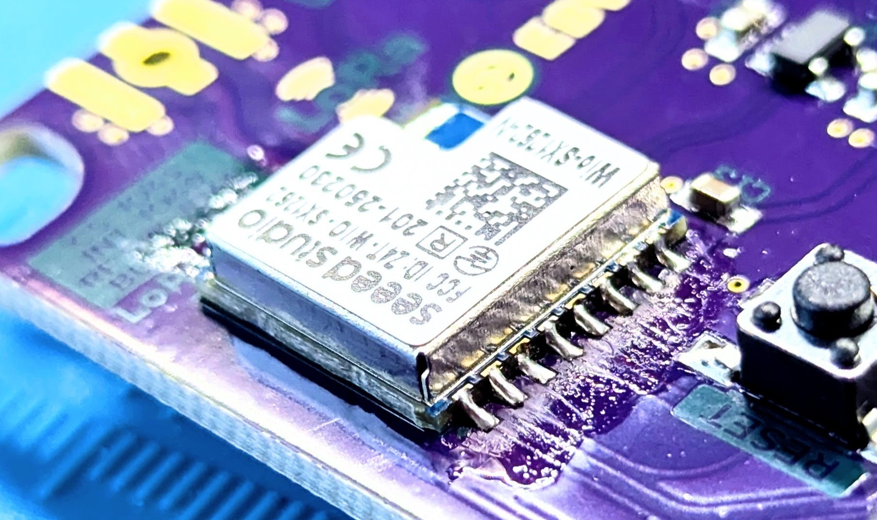 LoRa module soldering zijde A