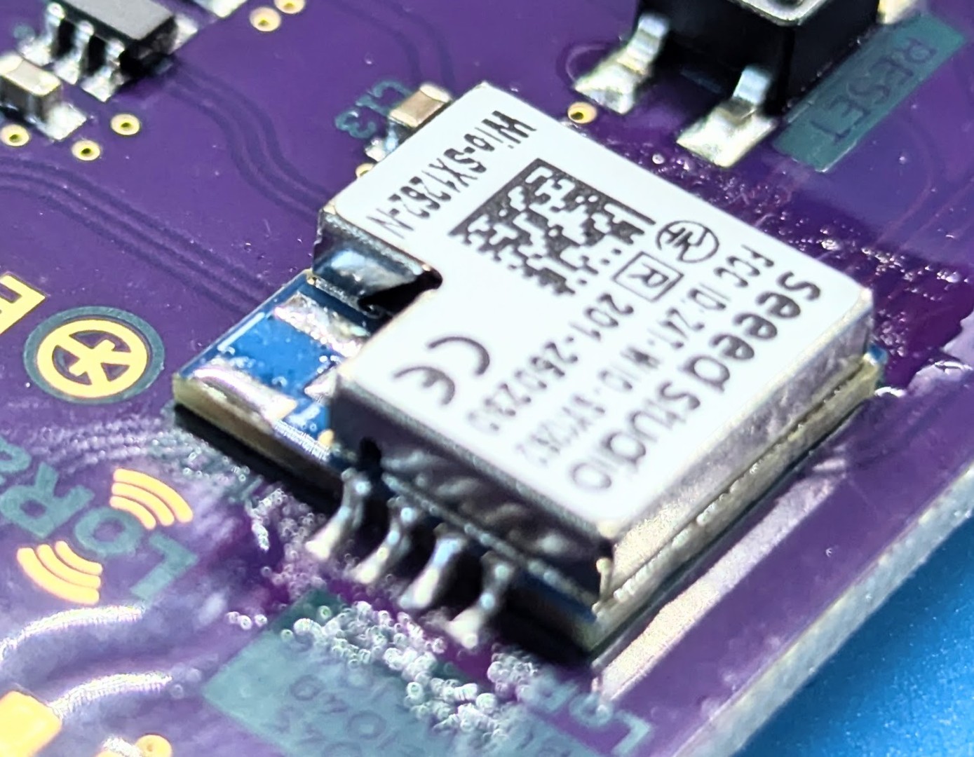 LoRa module soldering zijde B